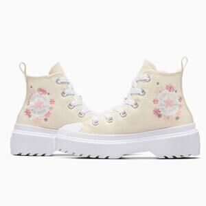 Converse Chuck Taylor All Star Lugged Lift Platform Floral High Top Women’s 6